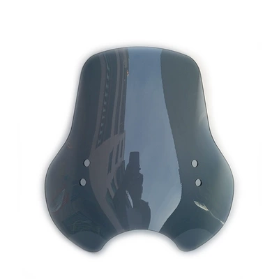 windshield modification, Motorcycle front windshield - brown-medium-size-height-47cm