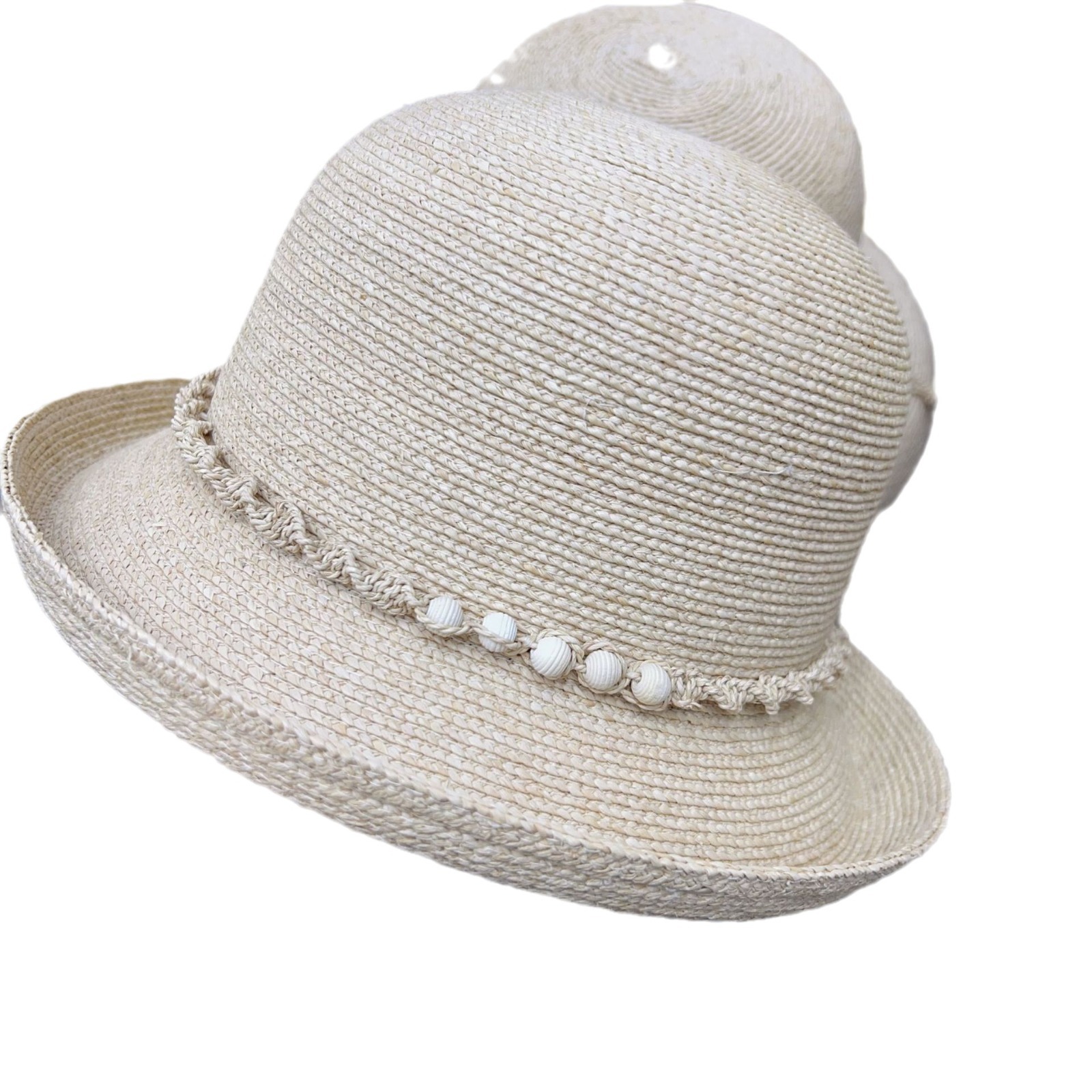Hepburn Style Women's Sun Hat With Wide Brim Foldable Straw Hat_voghion.com