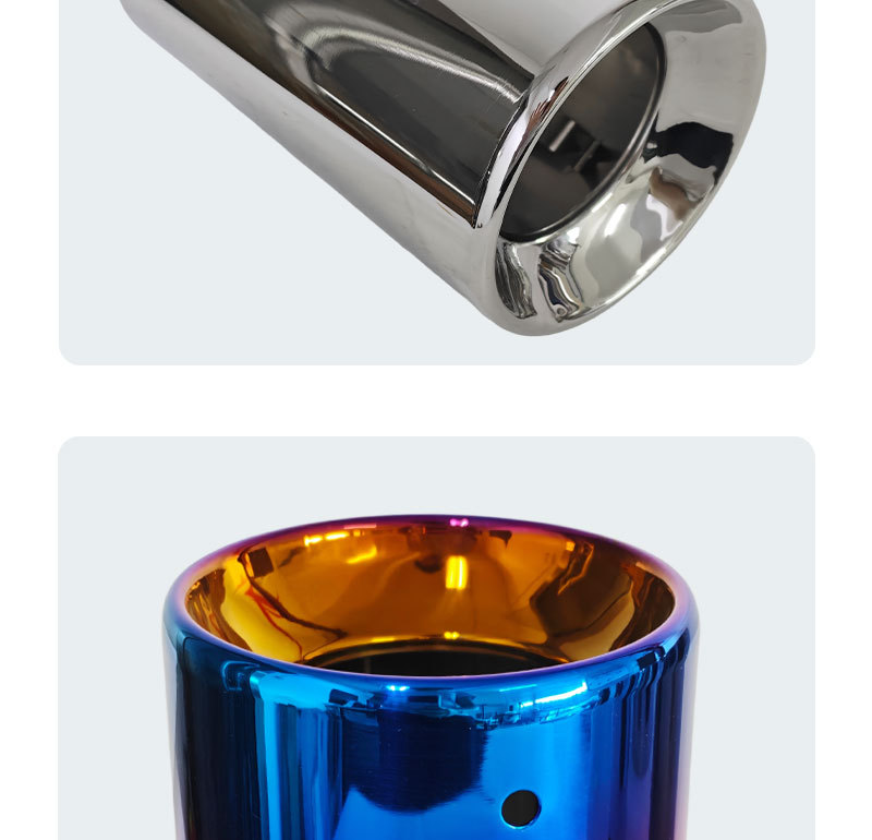 Suitable for 16-19 Model Bmw New X1 Stainless Steel Exhaust Pipe Tailpipe 16-19 Direct Plug-In Tailpipe