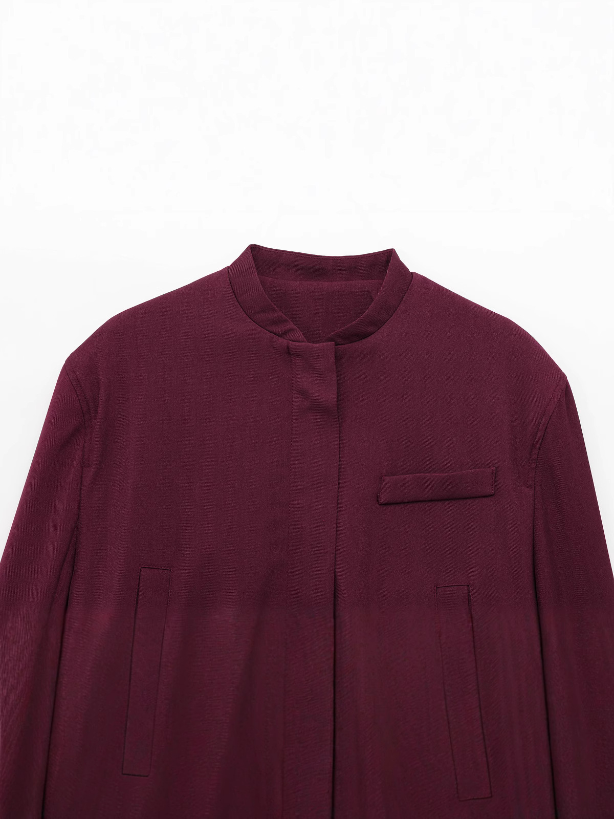 Cross-border Women's 2025 Spring and Autumn New European and American Fashion Vertical Collar Aviator Jacket Coat Top Women's 3736042