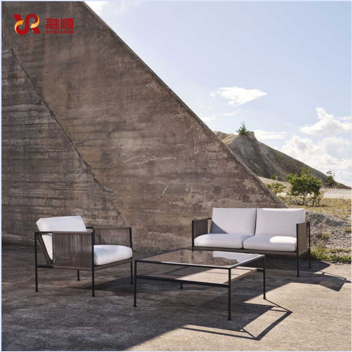 户外沙发庭院藤编创意椅乡村风格别墅北欧小阳台休闲民宿花园家具