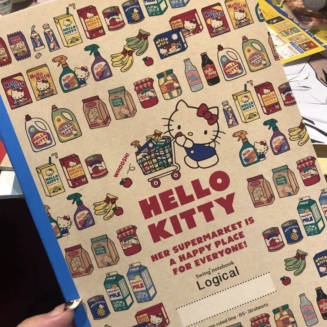 Hello Kitty, высококачественный ноутбук, тетрадь для учащихся начальной школы