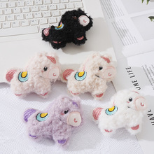 卡通小马毛绒动物玩偶日系可爱辅料包包配饰围巾衣服点缀饰品批发