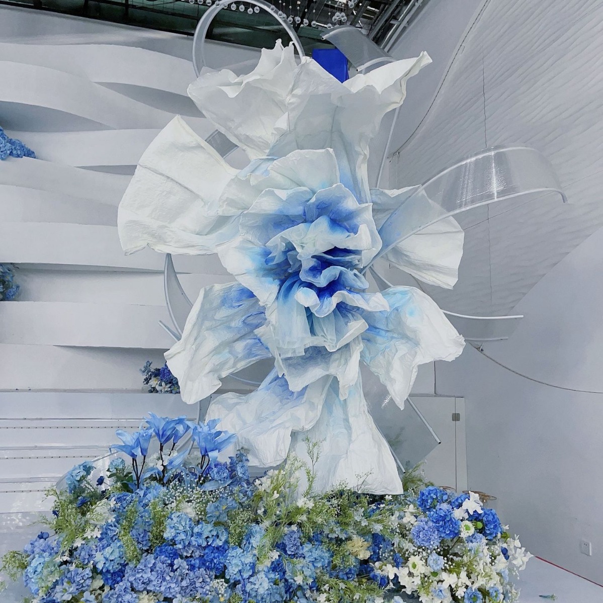 Papel al por mayor y papel para manualidades, papel arrugado, papel para dar forma, papel para decoración de fondo de escenario de bodas, papel manchado, papel artístico