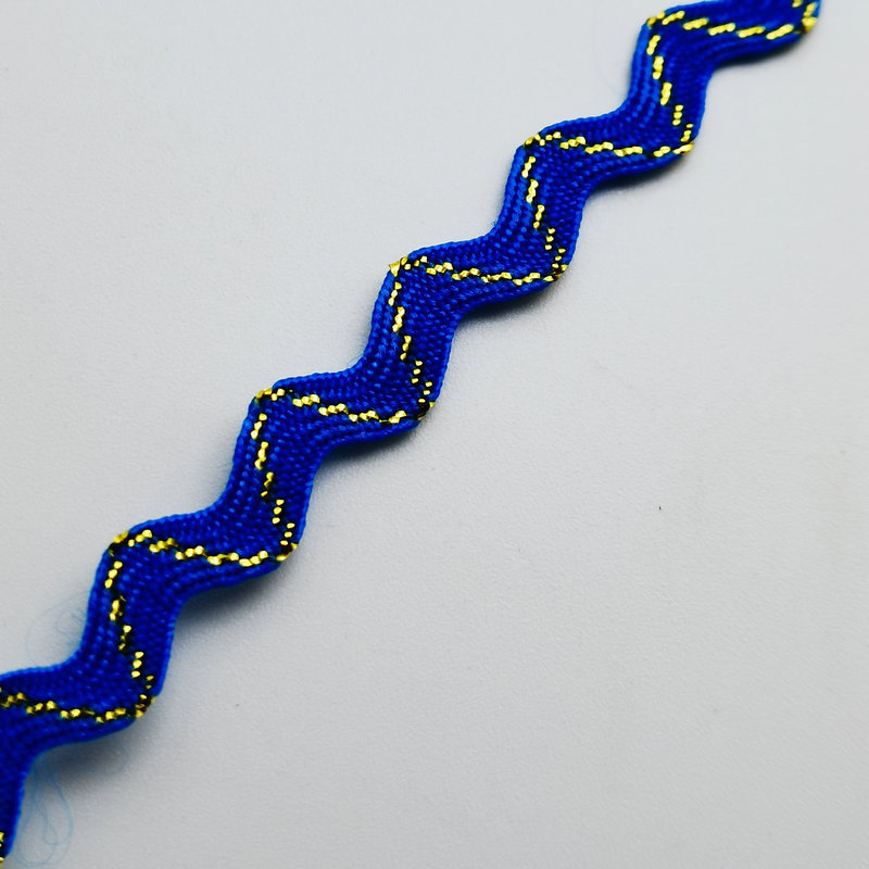 Poliéster borde curvo onda encaje cinta ropa cortina accesorios de encaje cinturón decorativo hecho a mano diyS encaje cinta