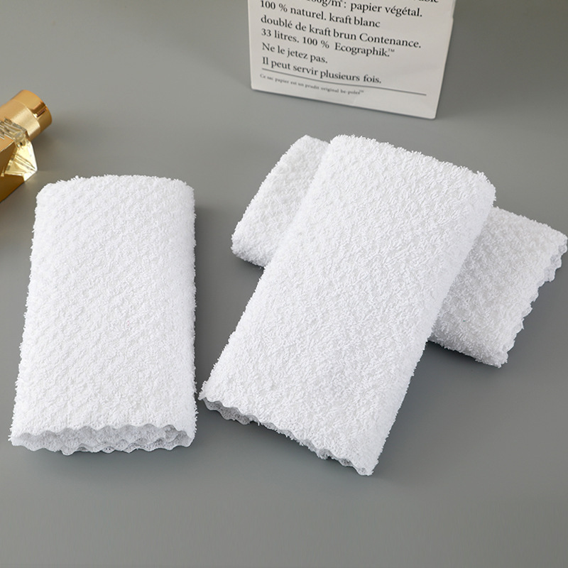 Manufacturer's Five-Star Pure Cotton Disposable White Towel Hotel Bath Foot Massage Steam Bath Hot Spring Business Trip Towel