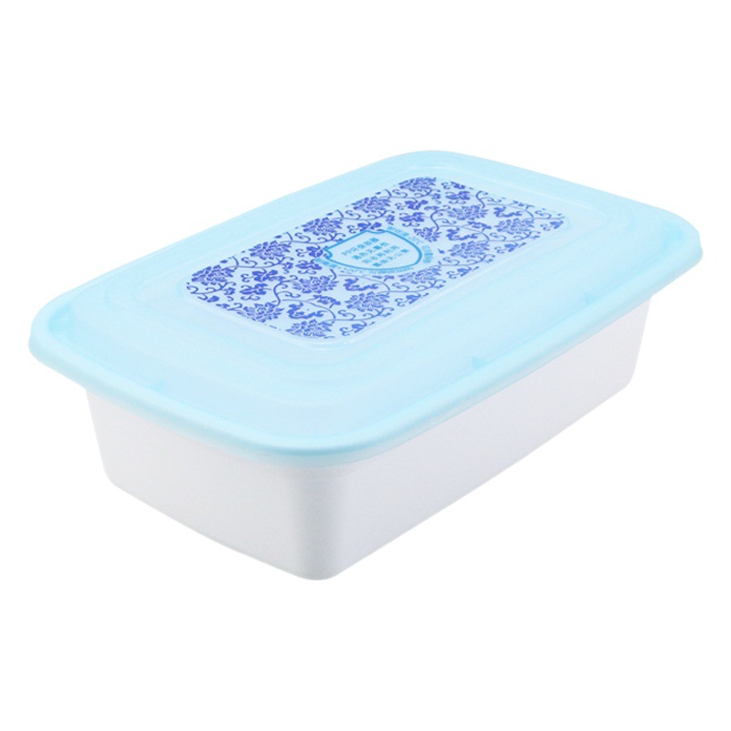 Fiambrera desechable caja esmerilada americana rectangular de plástico pp engrosada comida verduras guisadas caja de almuerzo para llevar transparente