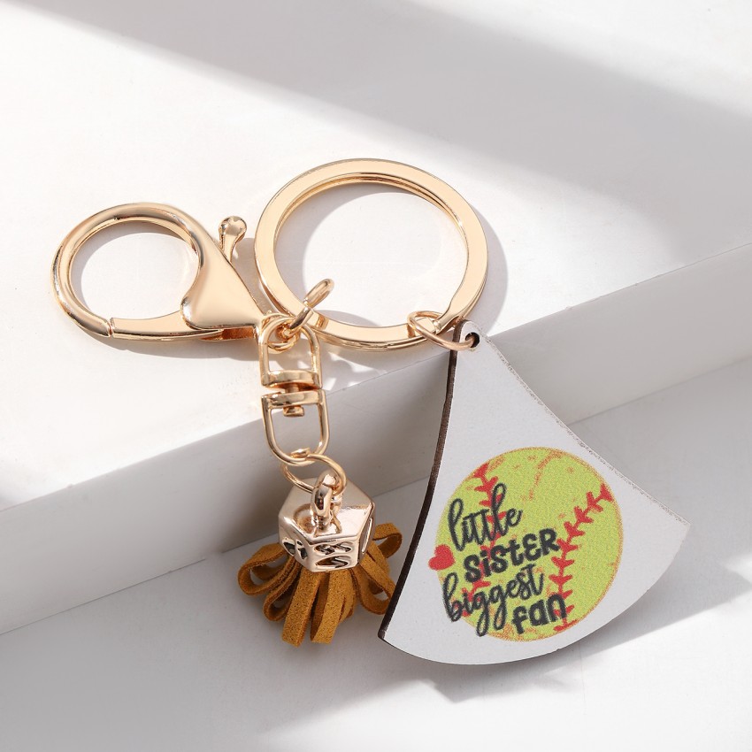 Décontractée Lettre Balle Bois Unisexe Porte-Clés display picture 7