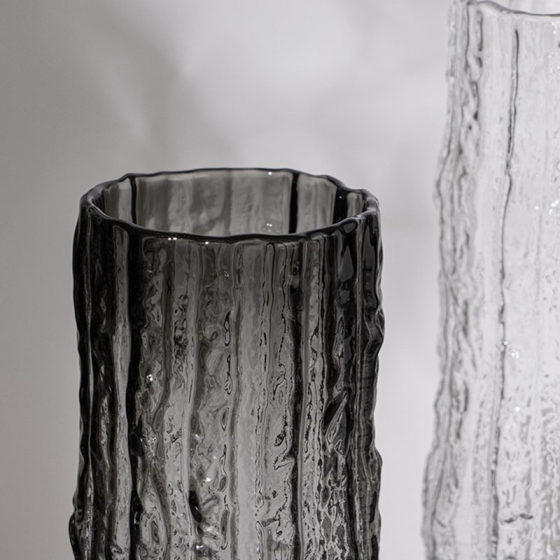 Internet Celebrity Glacier Pattern Vase ins Wind Very Frozen Vase Household Living Room Dining Room Ornaments Flower Ornaments Dried Vase Wholesale