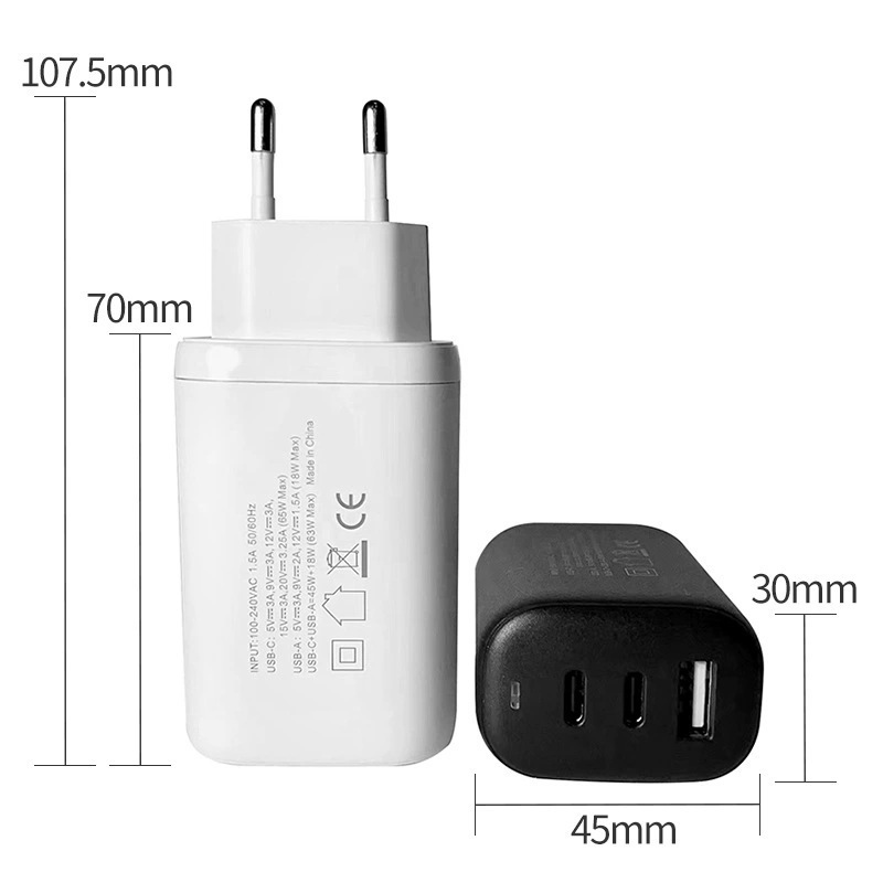 クロスボーダー65W窒化ガリウム充電器PD65W急速充電ヘッドgan 65W携帯電話ノート充電器卸売り|undefined