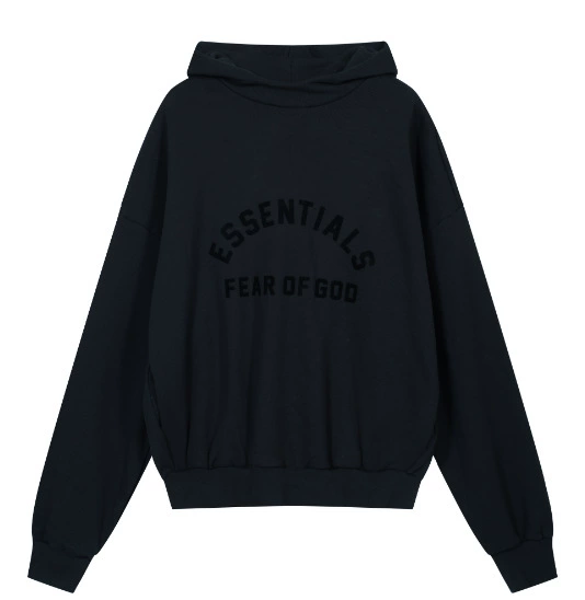 Свитшоты Essentials SS25 FOG с флокированной вышивкой буква, унисекс, худи, брюки и спортивные штаны