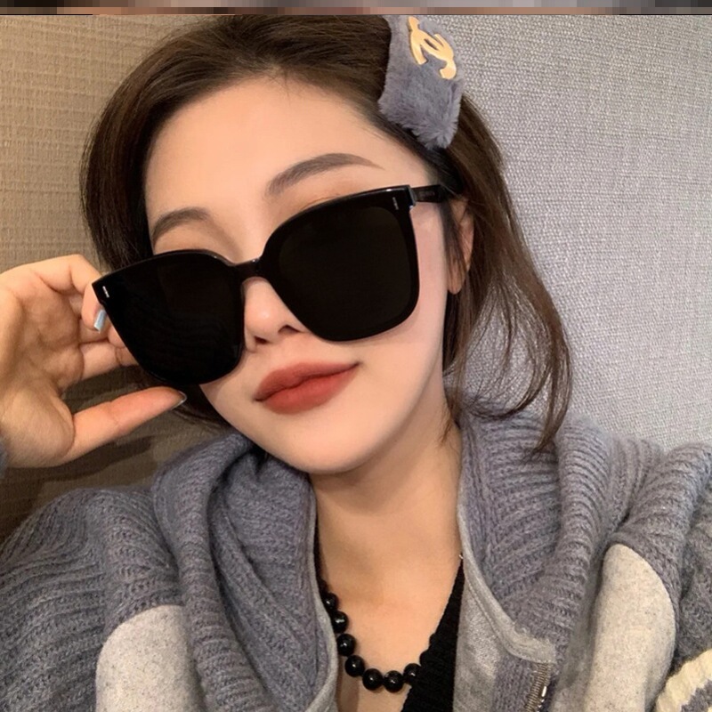 polarizing glasses sunglasses sunglasses women's 2023 new western style sunshade box plain glasses net popular summer