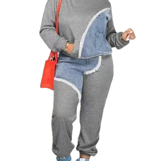 2024 European And American Cross-Border Versatile Women's Clothing Independent Fashion Casual Sports Sweatshirt_ecoleips.com