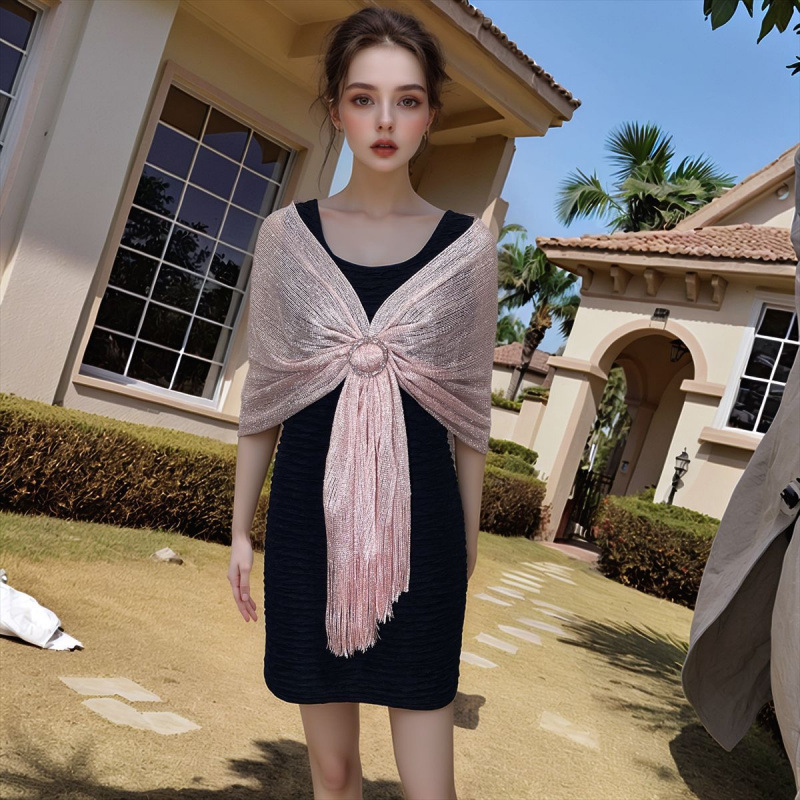 핑크 실버 리본 버클