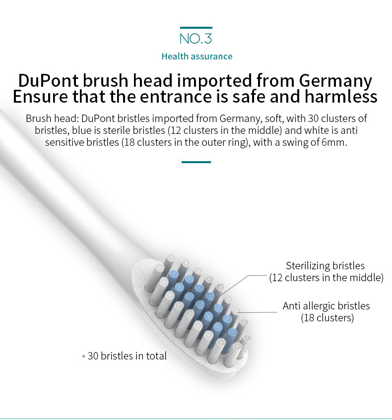 厂家批发软毛牙刷冲牙器充电款全自动成人儿童通用电动牙刷超声波详情11