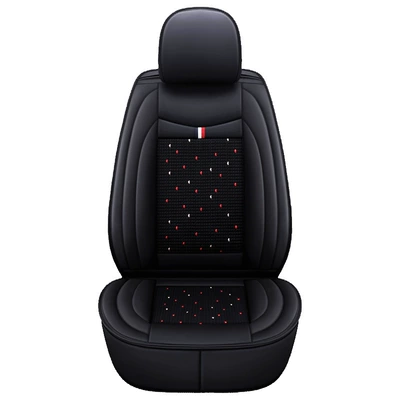 All-Season Universal 23 New Models Full Universal seat cover - one-front-row-single-seat-mysterious-black-a-complete-set-of-five-seats