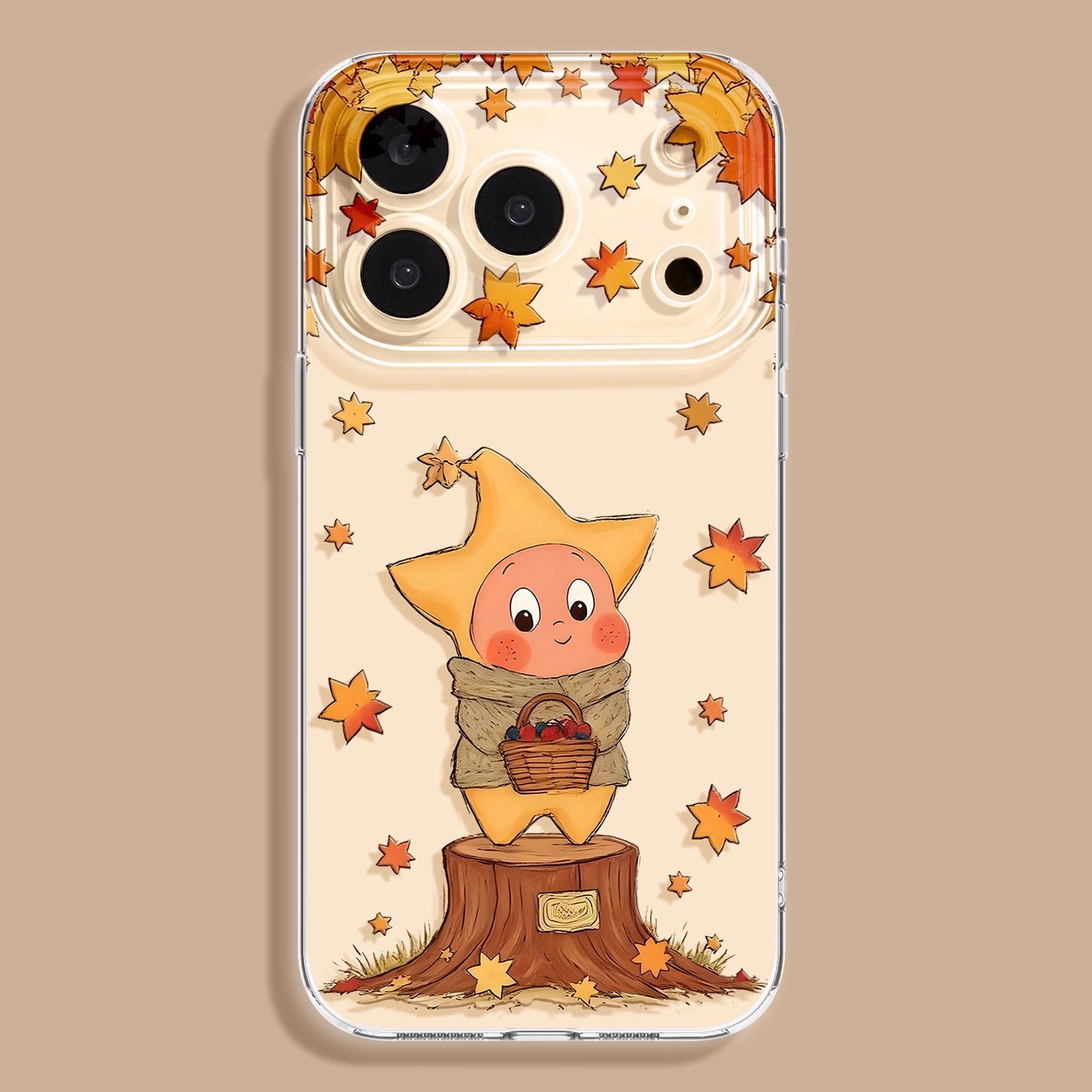 Прозрачный силиконовый чехол Star People для Apple iPhone