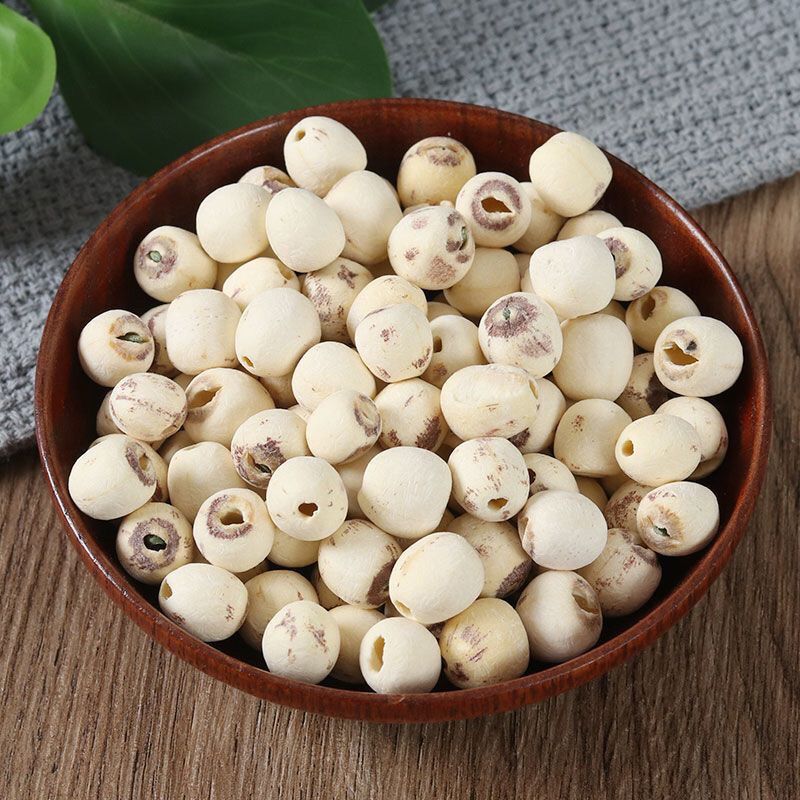 White Lotus Seeds Bai Lian Zi 500g Coreless Dried Nelumbo nucifera Seeds for Soup Congee and Herbal Tea quality and texture