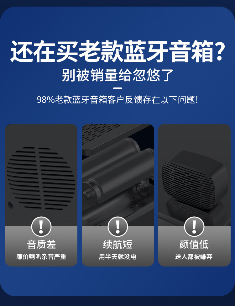 Bluetooth Speaker High Quality Mini Subwoofer Outdoor Small Car