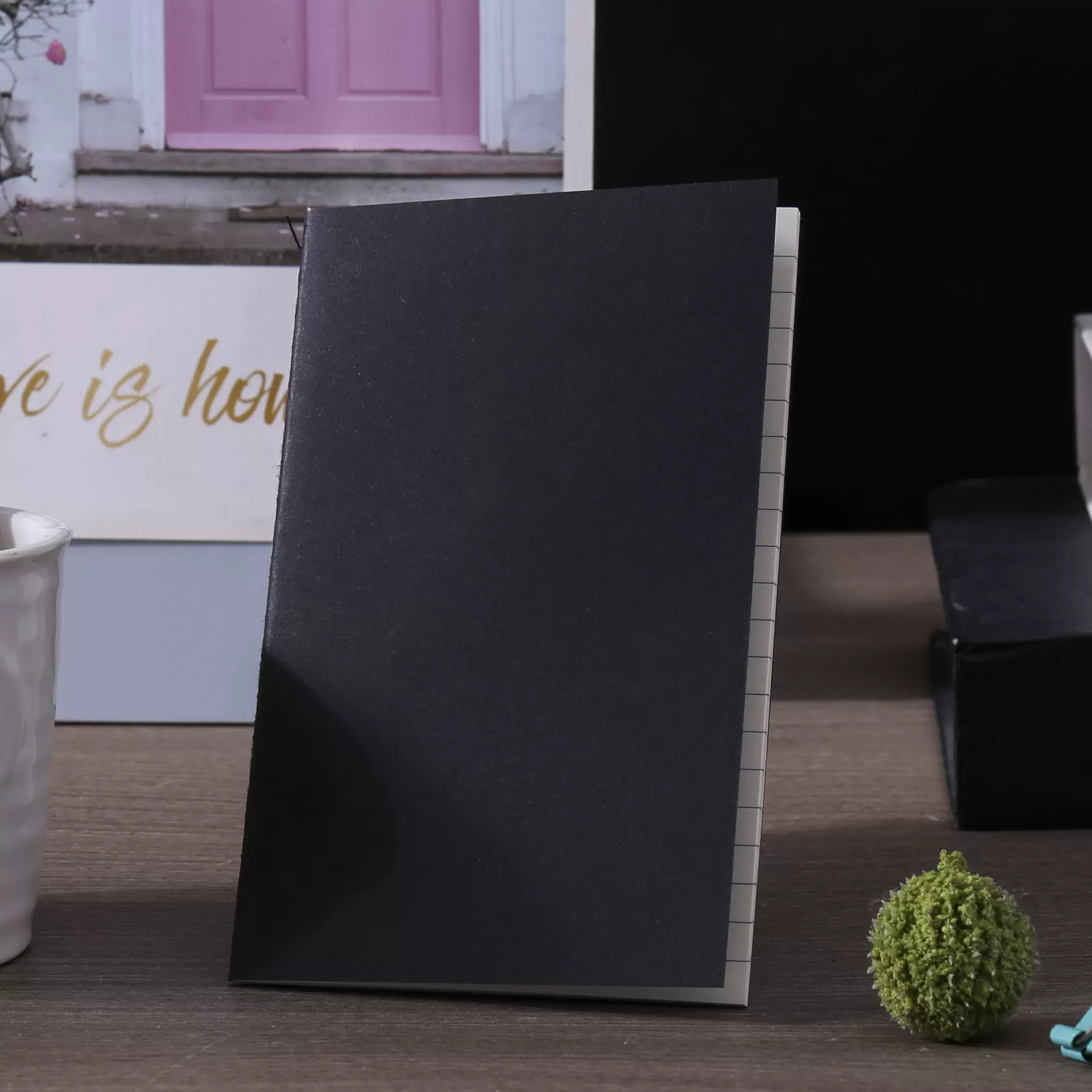 现货批发黑色封面记事本高颜值小号便携商务软抄本随身记事本