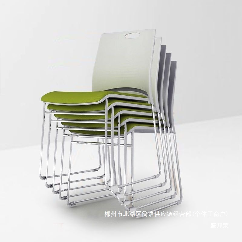 Fábrica directa de capacitación silla de conferencias simple mesa de oficina silla sin reposabrazos sala de conferencias
