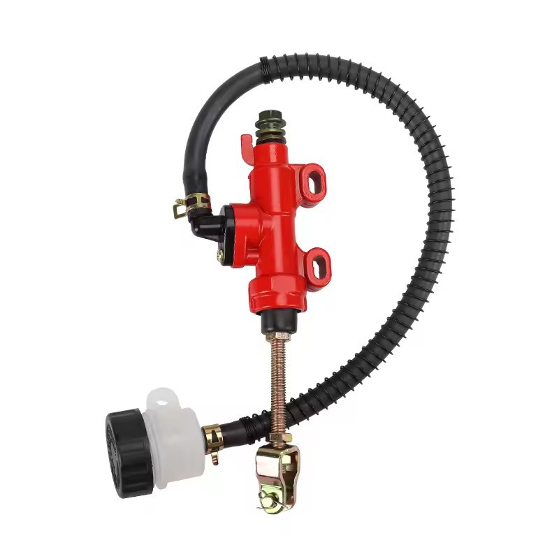 One-Word Pump with Oil Pipe Round Oil Cup Foot Brake Conjoined Pump 50-250Cc Off-Road Atv Beach Motorcycle Accessories