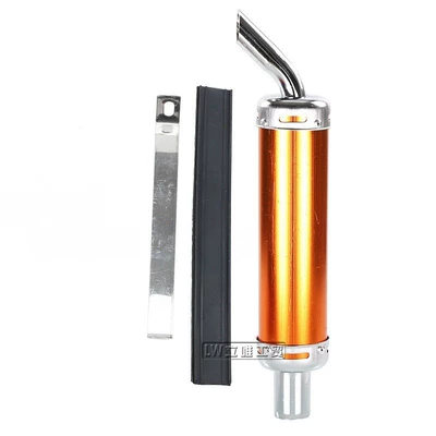 Exhaust Cylinder 28mm Caliber – Motorcycle exhaust pipe - exhaust-pipe-spring-color