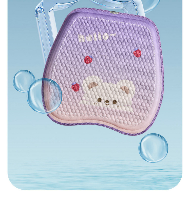 Cartoon New Car Cushion Four Seasons Universal Breathable Condensing Rubber Mat Cute Ladies Car Summer Cool Mat Seat Cushion