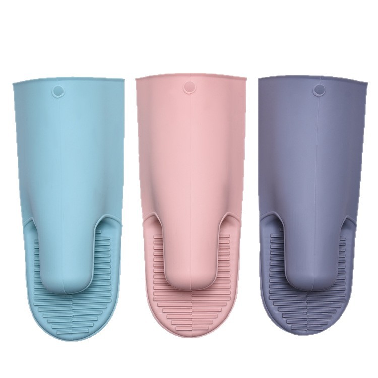 Amazon Venta caliente Estilo nórdico microondas horno guantes engrosada antideslizante guantes de aislamiento térmico guantes de silicona resistente a altas temperaturas