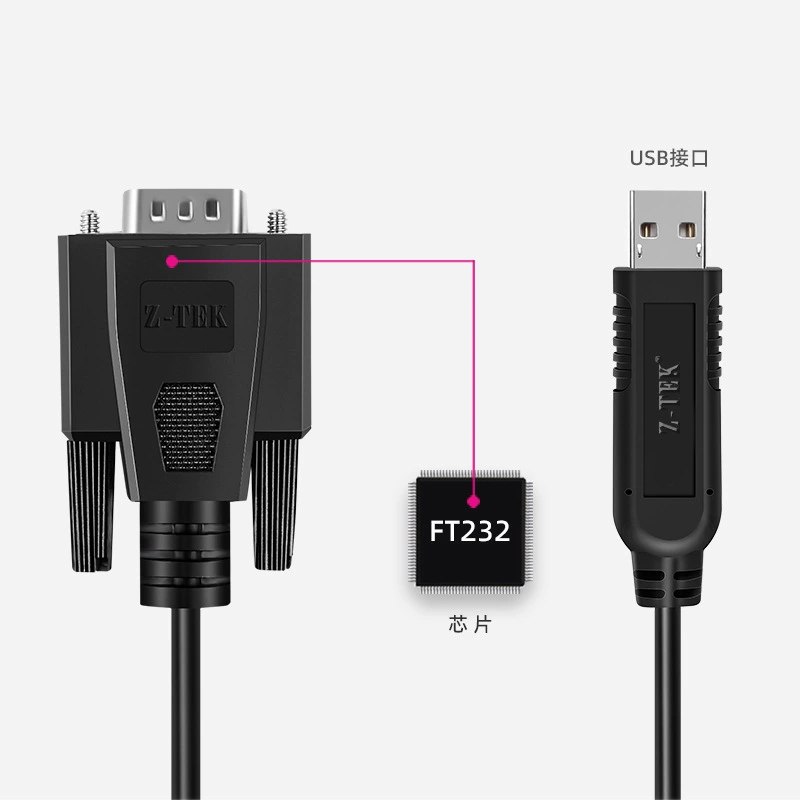 [LATE [Z-TEK] USB-to-Serial RS232 кабель DB9, PLD, для микроконтроллеров STC загрузочный кабель (ZE768)]