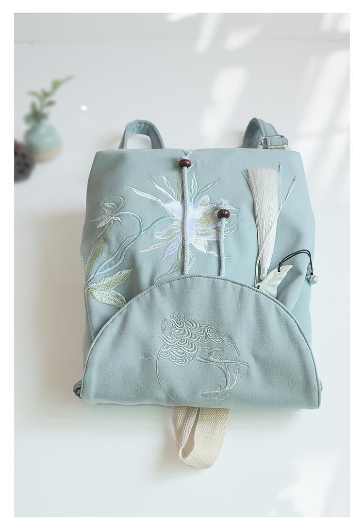 Wasserabweisend 17 Zoll Blume Täglich Rucksack Für Damen display picture 8