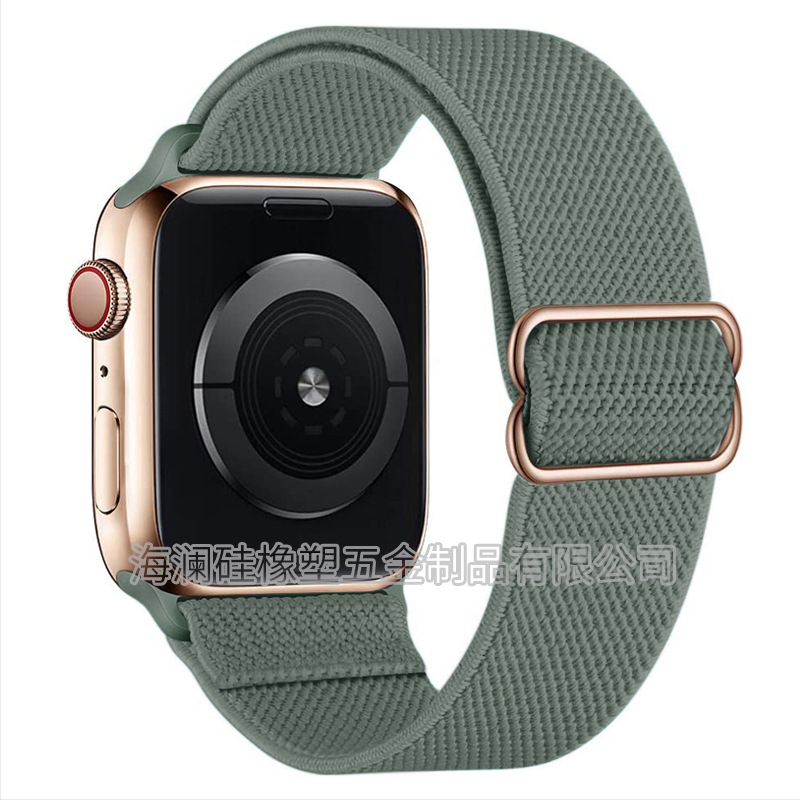 Adecuado para Apple correa de reloj iwatch8 Apple correa de reloj hebilla elástica correa de reloj de nylon