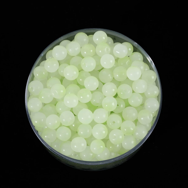 10 Light green, 8mm in total 200 pieces, 2 packs, send beaded wire