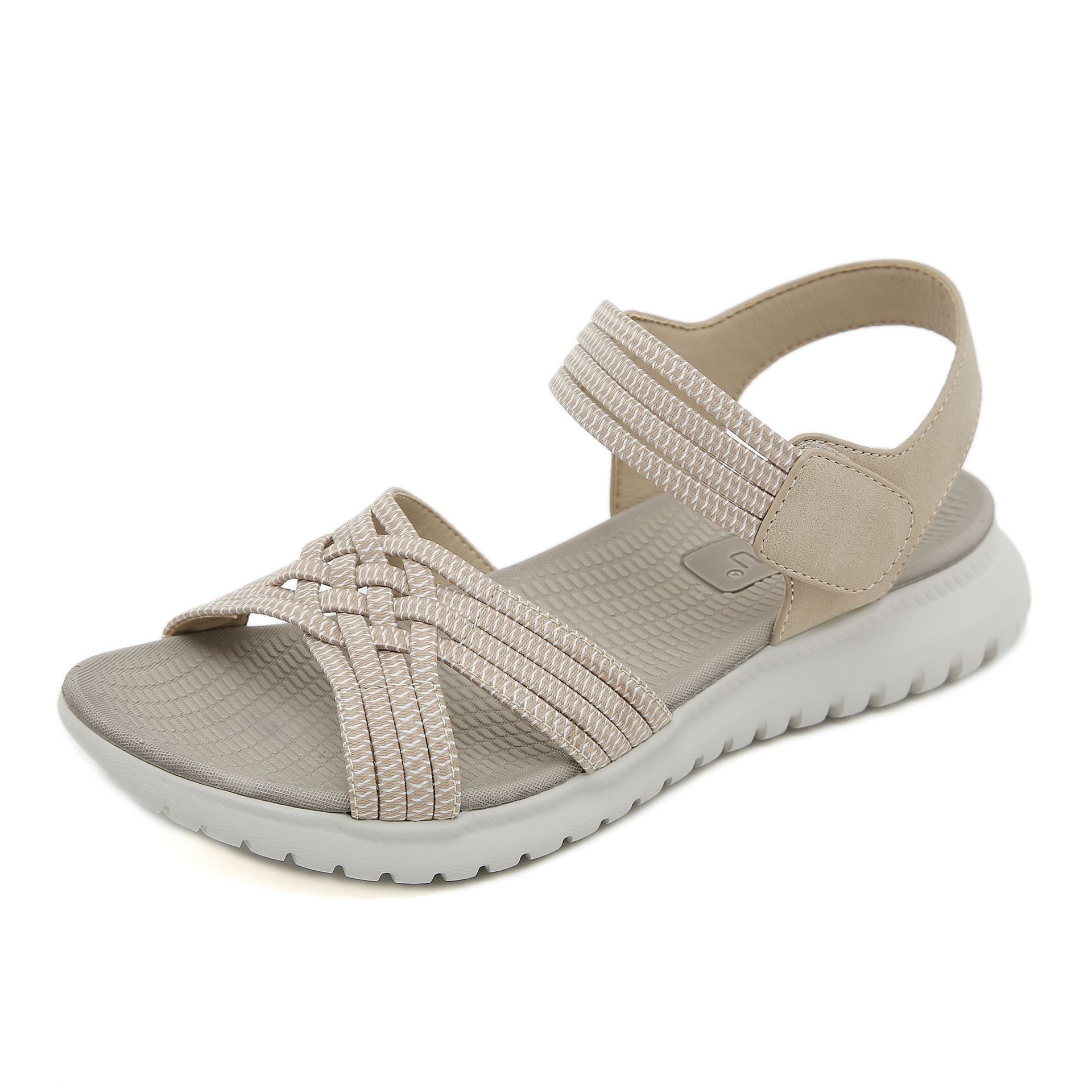 1109-A11 Amazon 2024 Verano nuevas sandalias Estilo Deportivo Ligero de las mujeres cómodas sandalias elásticas de talla grande