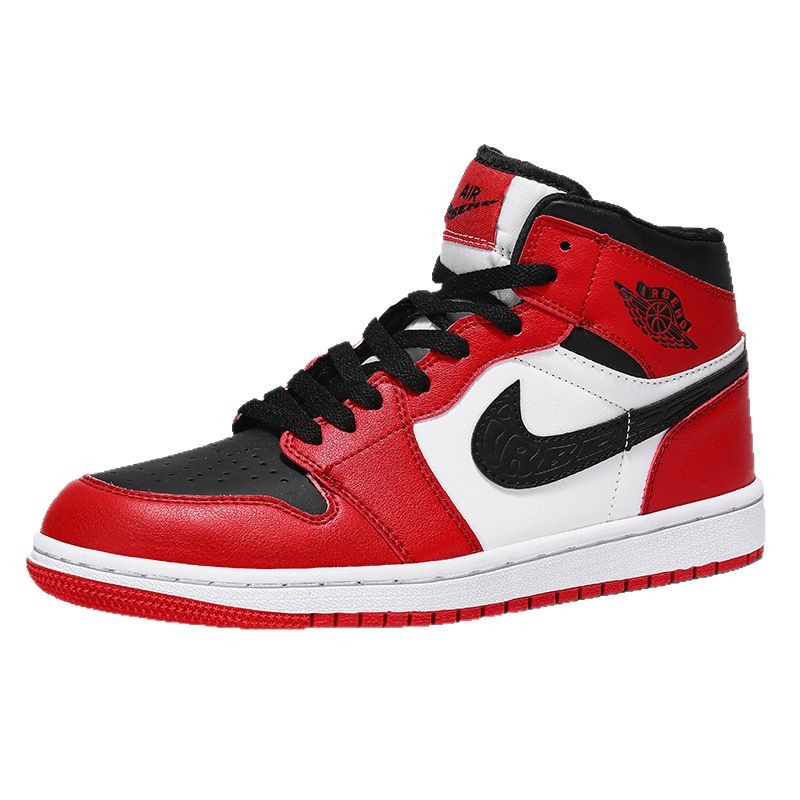 Zapatos auténticos AJ para hombres Putian sitio web oficial Dunk panda negro y blanco zapatos de skate baja aj1 Chicago Red Air Force No. 1 mujer