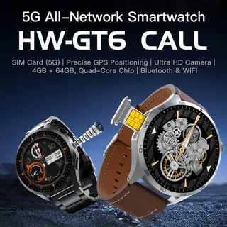 跨境新款HW-GT6CALL智能手表4G全网通play商店下载华强北电话手表
