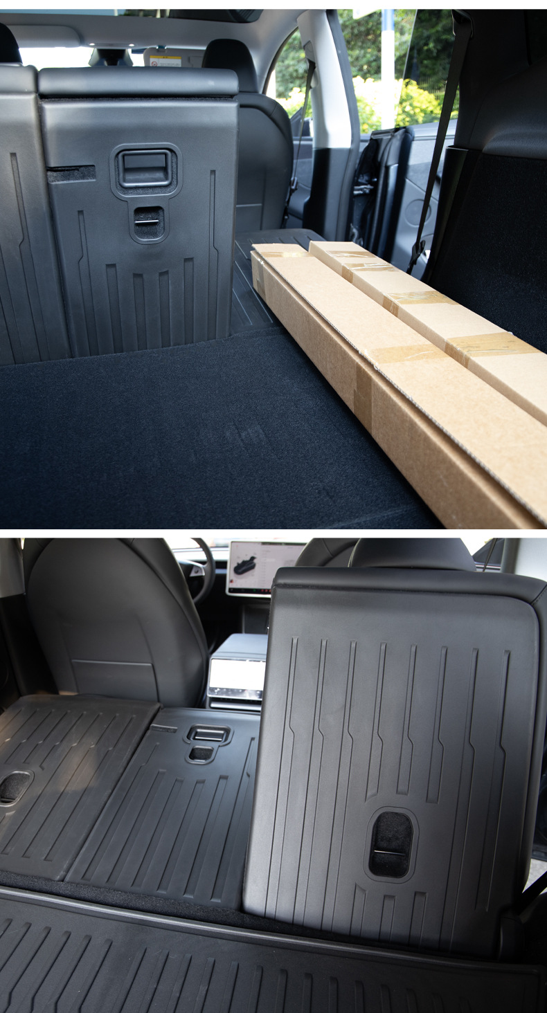 Suitable for Tesla Model Y/3 New Version Rear Seat Back Cushion Trunk Mat Tesla Yl Modification Accessories