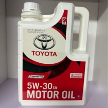 日本进口丰田（TOYOTA） 5W-30 SN全合成机油汽车发动机润滑油 1L