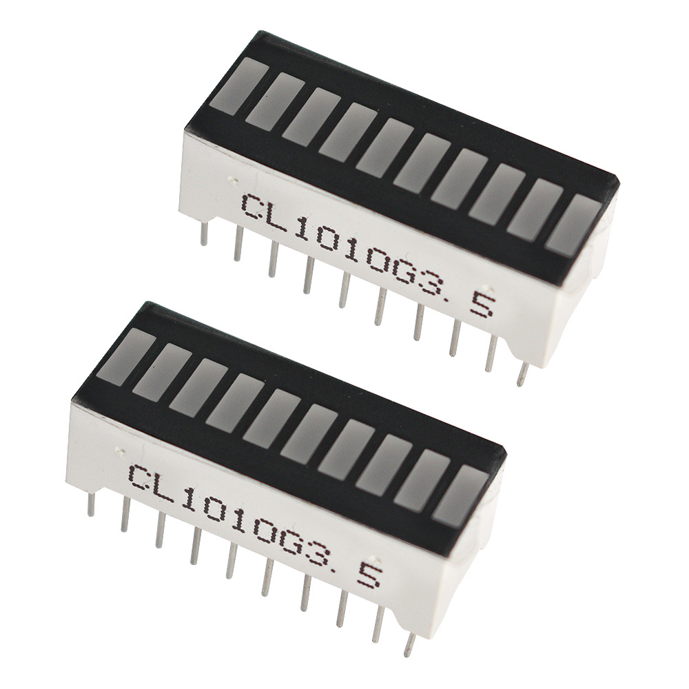 绿色超高亮LED显示屏10段数码管光条B10G/CL1010G条形图套件5pcs