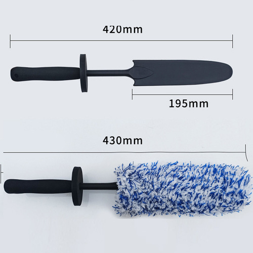 Plush Car Wheel Brush Microfiber Dust Duster Home Car Wash Supplies Cleaning Brush Tire Brush