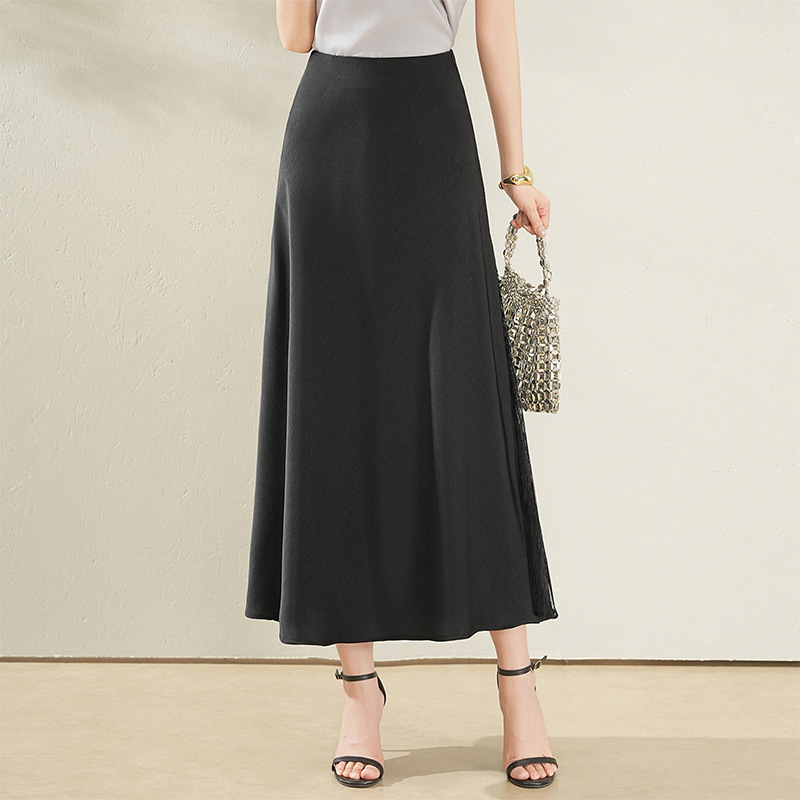 Lace Splicing, Side Slits, Stylish Hip-Hugging Fishtail Skirt, 2026 Summer New Style, Long Slim-Fitting Elegant Skirt Lace Splicing, Side Slits, Stylish Hip-Hugging Fishtail Skirt, 2026 Summer New Style, Long Slim-Fitting Elegant Skirt