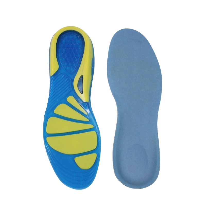 Спортивная стелька Мужская эластичная амортизирующая поглощающая пот мягкая Нескользящая опора для свода стопы Женская баскетбольная стелька для бадминтона PE PU