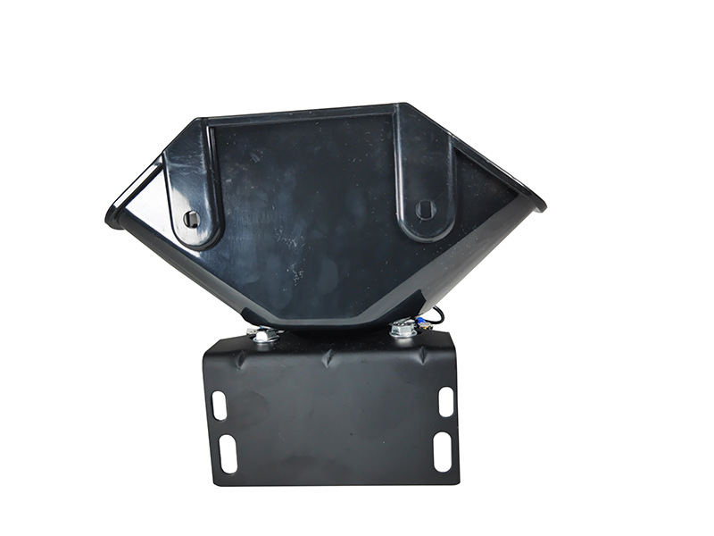 12V Car Alarm Speaker 200W High-Power Loudspeaker Siren Speaker Slanted Design Black Horn Speaker