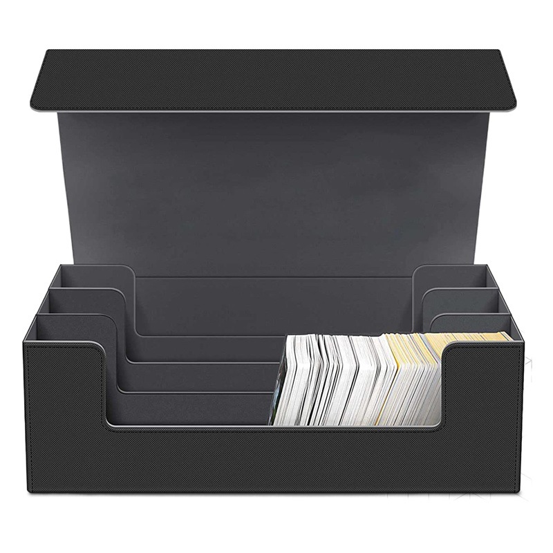 Tarjeta Caja de almacenamiento de tarjeta Caja de tarjeta magnética Caja de bolsillo Ptcg monstruo Bao Ke Meng cubierta caja tablero juego tarjeta de almacenamiento