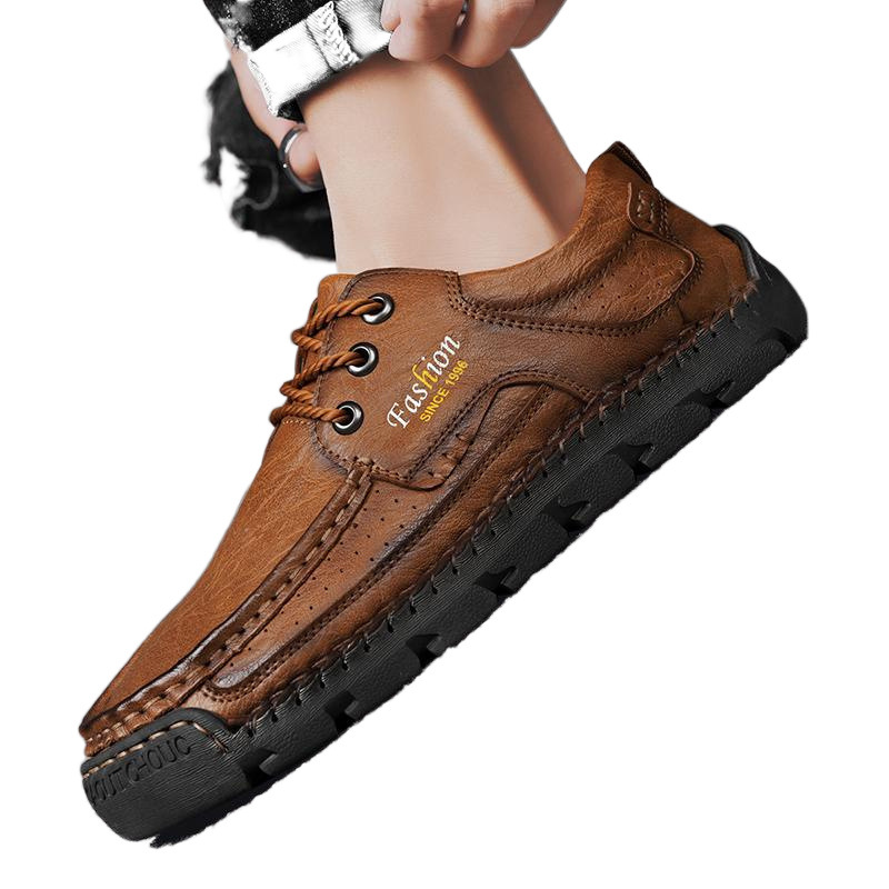 Nuevos zapatos casuales de corte bajo súper con cordones de gran tamaño-