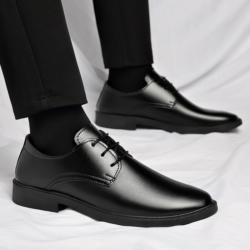Soft Leather Soft Sole Spring & Fall Youth British Casual Business Formal Leather Shoes Men's Shoes Wedding Shoes Flats Work Shoes Suit Soft Leather Soft Sole Spring & Fall Youth British Casual Business Formal Leather Shoes Men's Shoes Wedding Shoes Flats Work Shoes Suit