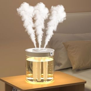 Humidifier Three-Nozzle Bedroom Household Constant Humidity Silent Large Fog Volume Humidification Air Freshening Aromatherapy Machine Humidification