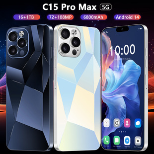 新款C15 Pro Max跨境手机6.8incell屏2+16GB安卓8.1外贸智能手机-阿里巴巴
