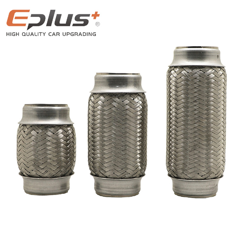 Cross-border car exhaust pipe modification connector silencer metal pipe braided stainless steel car exhaust bellows