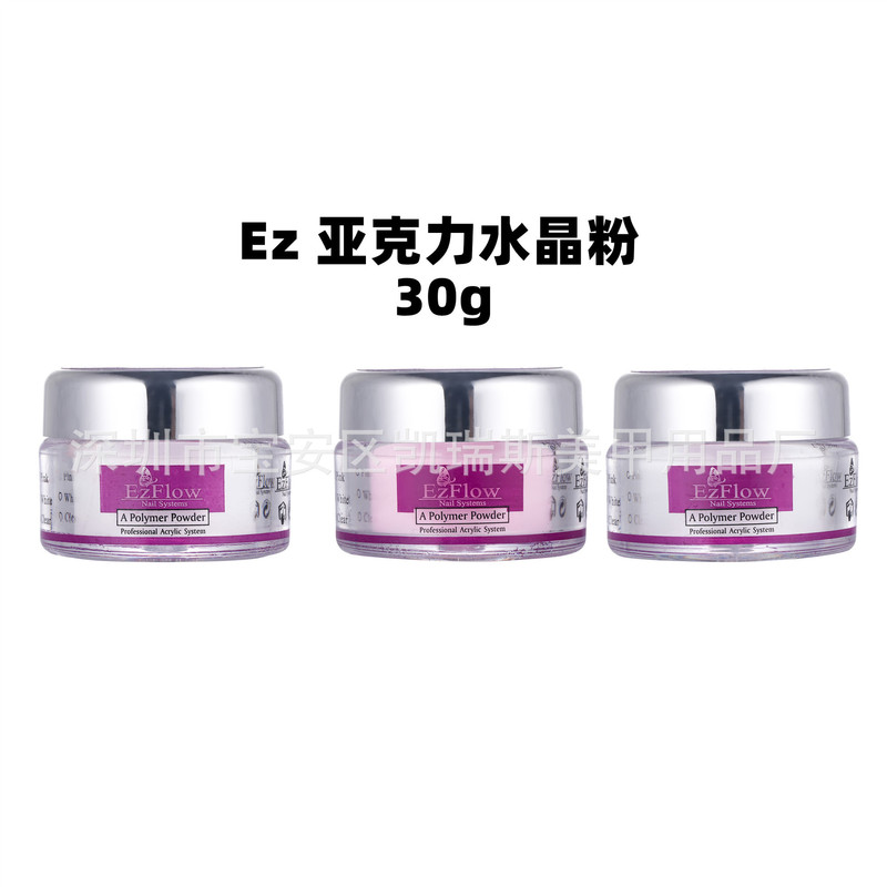 EzFlow 28g acrylic bottled Crystal Pink White pink transparent multi-color optional enough in stock wholesale EzFlow 28g acrylic bottled Crystal Pink White pink transparent multi-color optional enough in stock wholesale